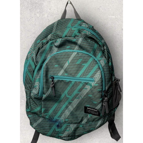 Swissgear Backpack VSC-83 WTRA-14-JH 3106 J-28 Green 16in x 14in - Picture 8 of 10